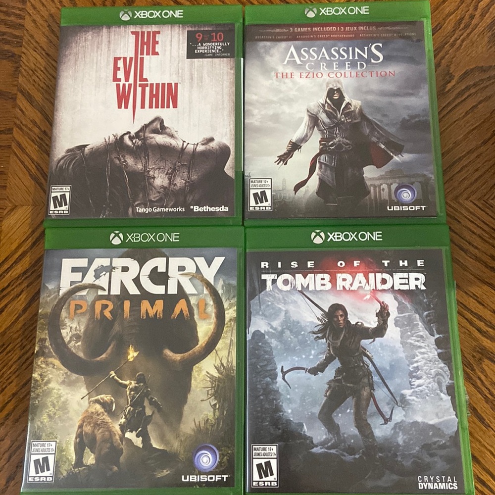 LOT OF 4 XBOX ONE GAMES